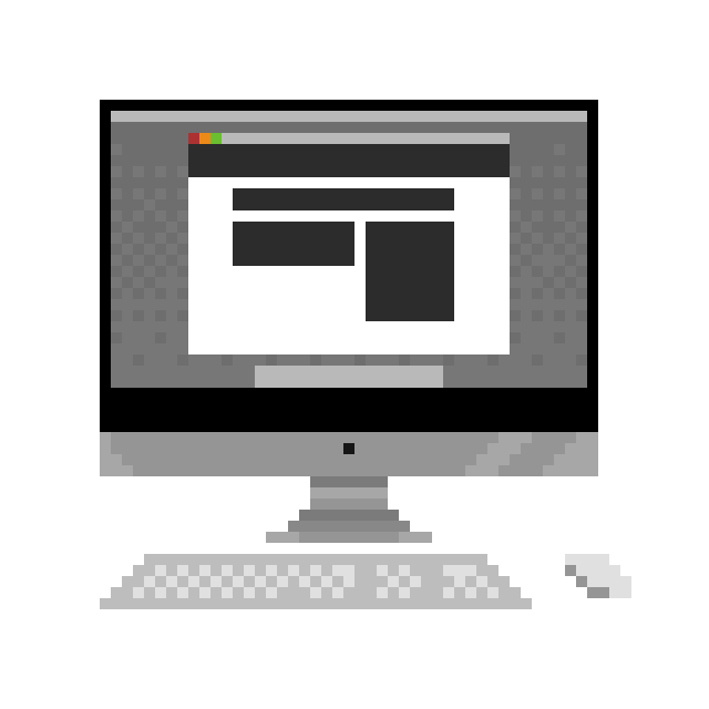 Animated .gif of a website being responsive.